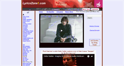 Desktop Screenshot of lyricszone1.com