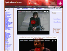Tablet Screenshot of lyricszone1.com